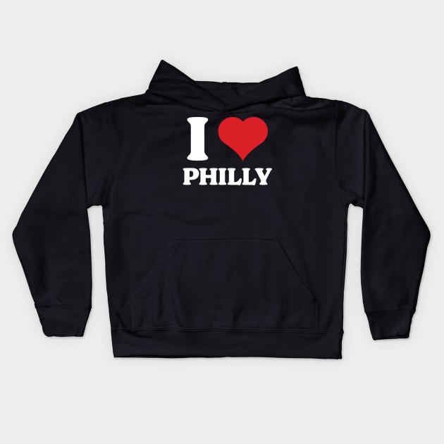 I Love Philly Kids Hoodie by Emma